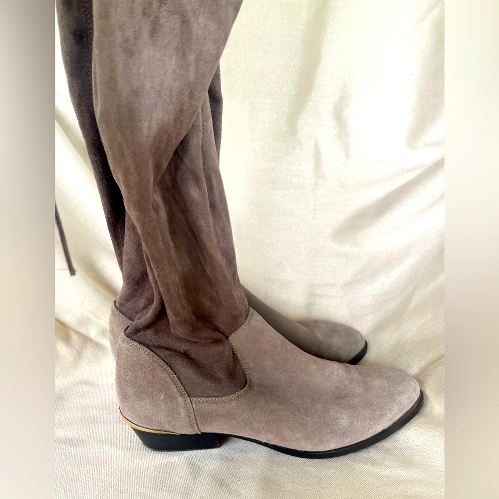 Seychelles Taupe Over the Knee Boots